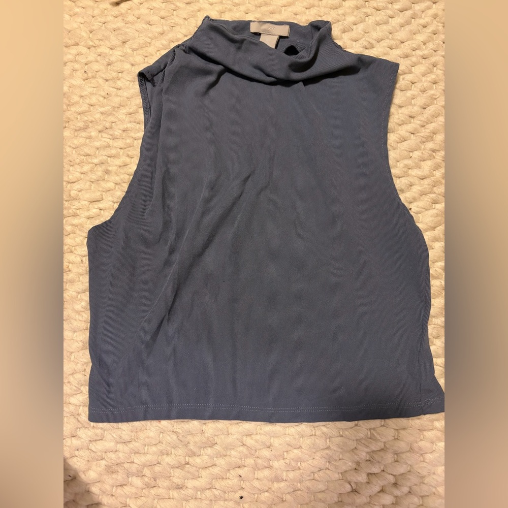 H&M Dark Blue Muscle Tee